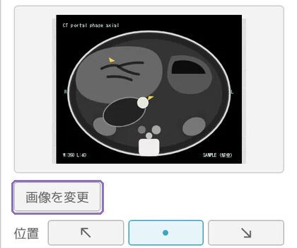 画像だけを差し替えの操作画面(マニュアルより)